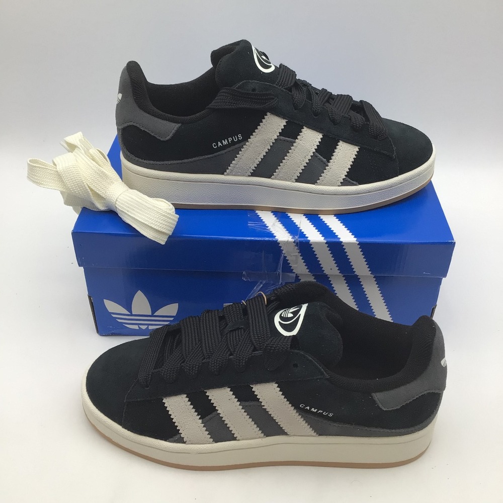 Adidas Campus 00s TWIST W Black Grey Suede Sneakers JP6134 Womens Size 8.5 NEW